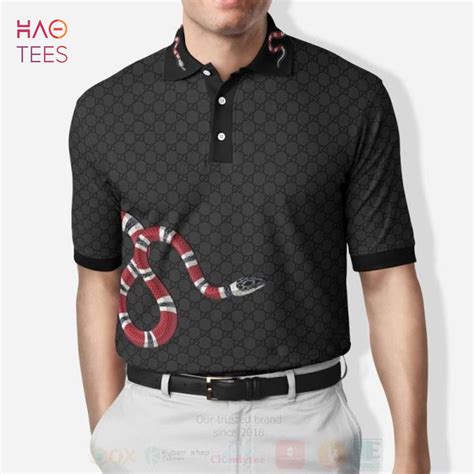 new gucci polo shirt with shoulder|gucci polo shirt snake collar.